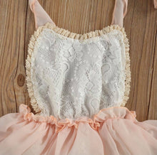 Load image into Gallery viewer, Princess Romper w/Floral Belt
