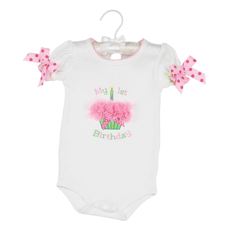 Her 1st Birthday Cupcake Onesie 12m