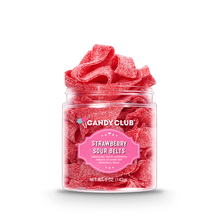 Load image into Gallery viewer, Candy Club Strawberry Sour Belts-Large
