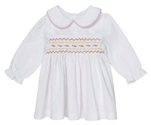 Load image into Gallery viewer, Aurora Royal &#39;&#39;Magda&#39;&#39; Hand Smocked Embroidered 2pc Outfit
