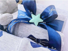 Load image into Gallery viewer, New Baby Gift Basket-Navy/Gray Bear
