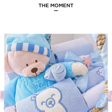 Load image into Gallery viewer, New Baby Gift Basket-Light Blue Bear

