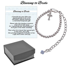 Load image into Gallery viewer, Boy&#39;s Blessing to Bride Sterling Silver Christening Bracelet
