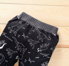 Load image into Gallery viewer, Boy&#39;s Waffle Knit Dino Pant Sets
