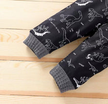 Load image into Gallery viewer, Boy&#39;s Waffle Knit Dino Pant Sets
