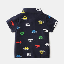 Load image into Gallery viewer, Boy&#39;s Polo Shirt-Transportation
