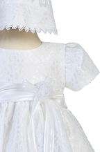 Load image into Gallery viewer, Swea Pea &amp; Lilli &quot;Chloe&quot; Baptism Gown w/Hat
