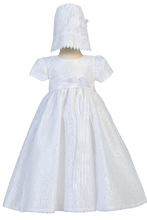 Load image into Gallery viewer, Swea Pea &amp; Lilli &quot;Chloe&quot; Baptism Gown w/Hat
