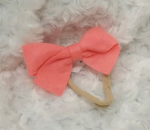 Load image into Gallery viewer, Felt Bow Nylon Headbands
