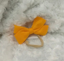 Load image into Gallery viewer, Felt Bow Nylon Headbands
