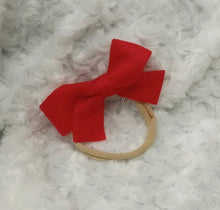 Load image into Gallery viewer, Felt Bow Nylon Headbands
