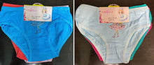 Load image into Gallery viewer, Girl&#39;s Cotton Underwear 3 pack -Small
