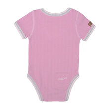 Load image into Gallery viewer, Juddlies Cottage Organic Short Sleeve Body Tee-Pink Newborn
