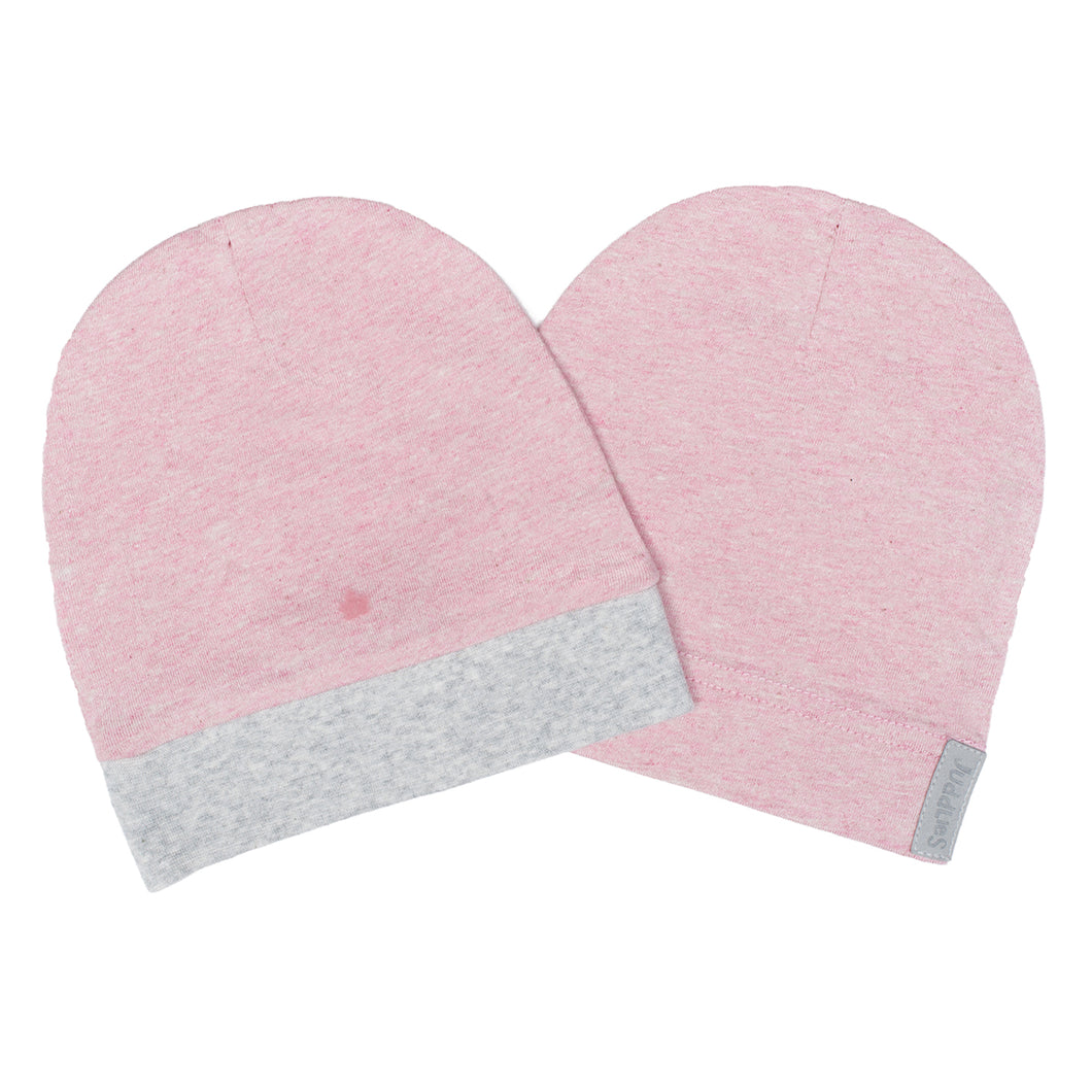 Juddlies 2pk Slouchy Hats-Dogwood Pink