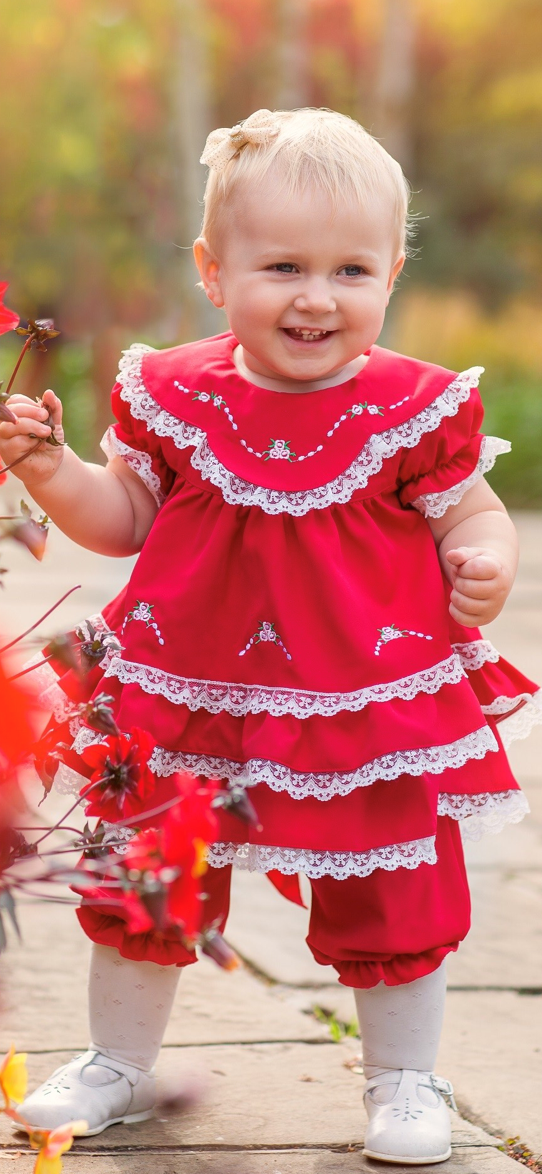 Aurora Royal''Gorgeous Kathe'' Dark Red Dress & Bloomer Set
