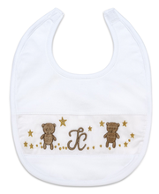 Load image into Gallery viewer, Aurora Royal&#39;&#39;Kiss-Me, Teddy&#39;&#39; Babygrow &amp; Matching Bib Set
