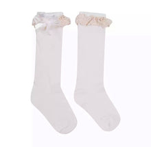 Load image into Gallery viewer, Cotton Lace Knee Socks
