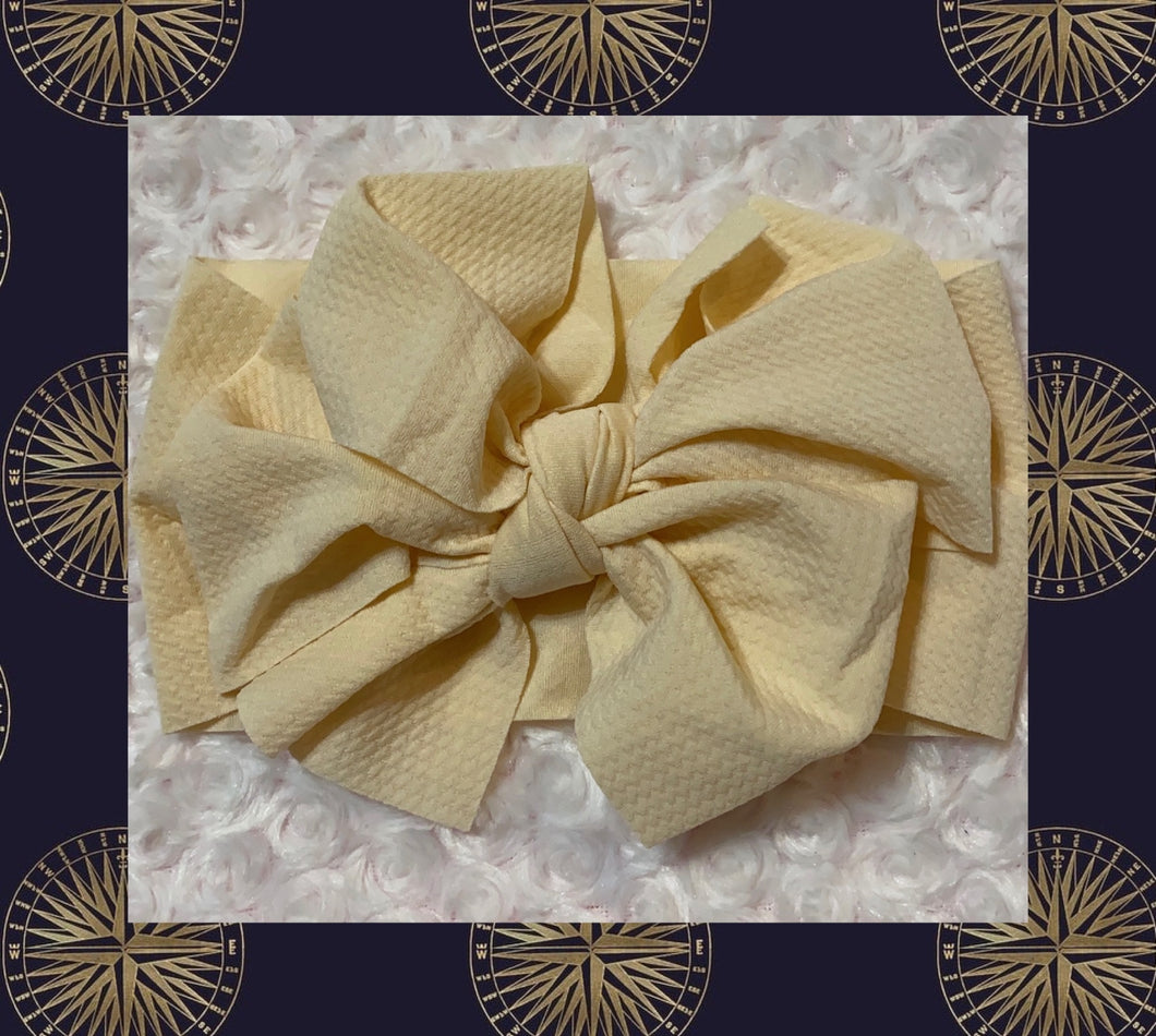 Large Messy Bow Headwrap