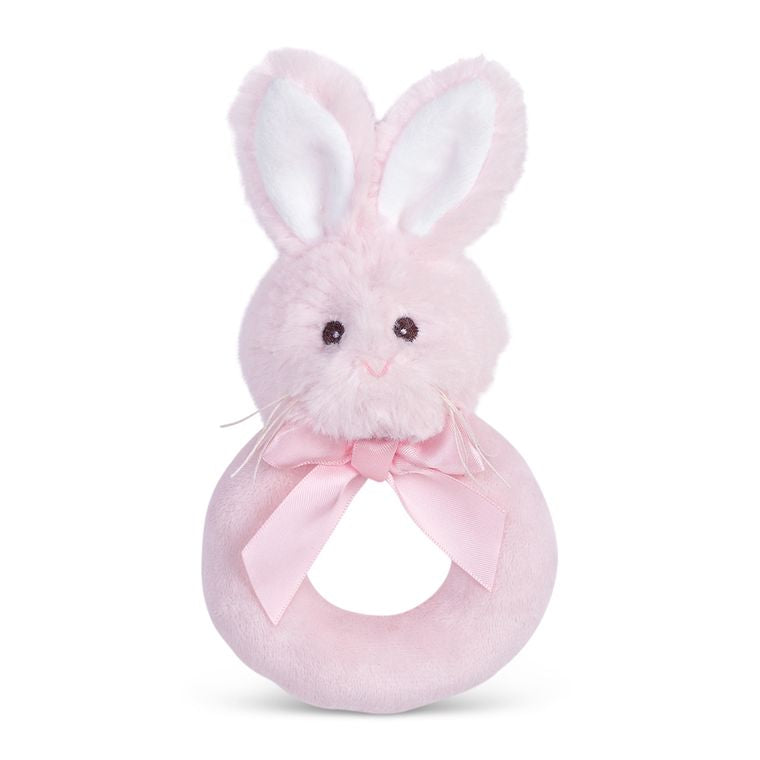 Lil' Bunny Ring Rattle-Pink