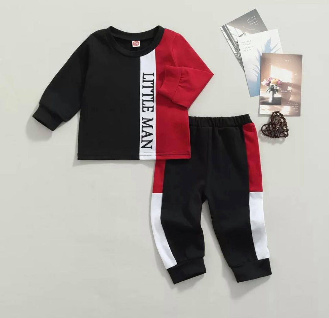 Little Man Boy's Pant Set