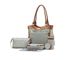 Load image into Gallery viewer, Louvre 9pc Diaper Bag Set
