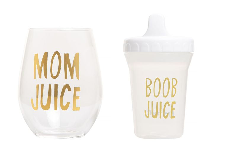 Mom Juice Boob Juice Cup Set