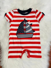 Load image into Gallery viewer, Nautical Romper-Boy
