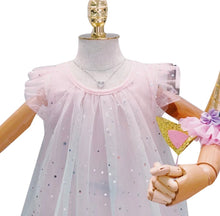 Load image into Gallery viewer, Pink  Tulle Unicorn Dress w/Headband
