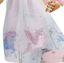 Load image into Gallery viewer, Pink  Tulle Unicorn Dress w/Headband
