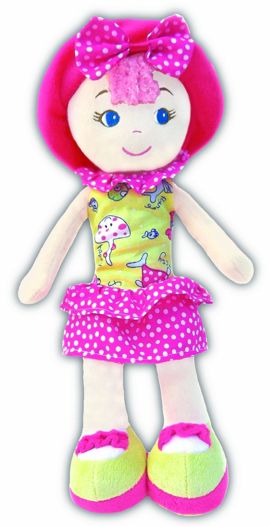 Leila Polka Dot Cutie Baby Rag Doll