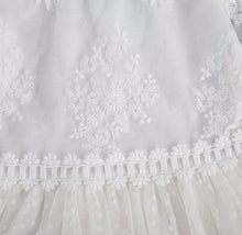 Load image into Gallery viewer, White Lace Princess Dress Romper
