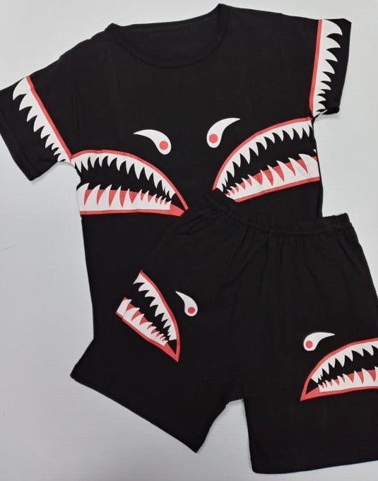 Boy's Shark Short Set