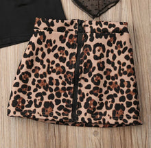 Load image into Gallery viewer, Sheer Top w/Leopard Skirt
