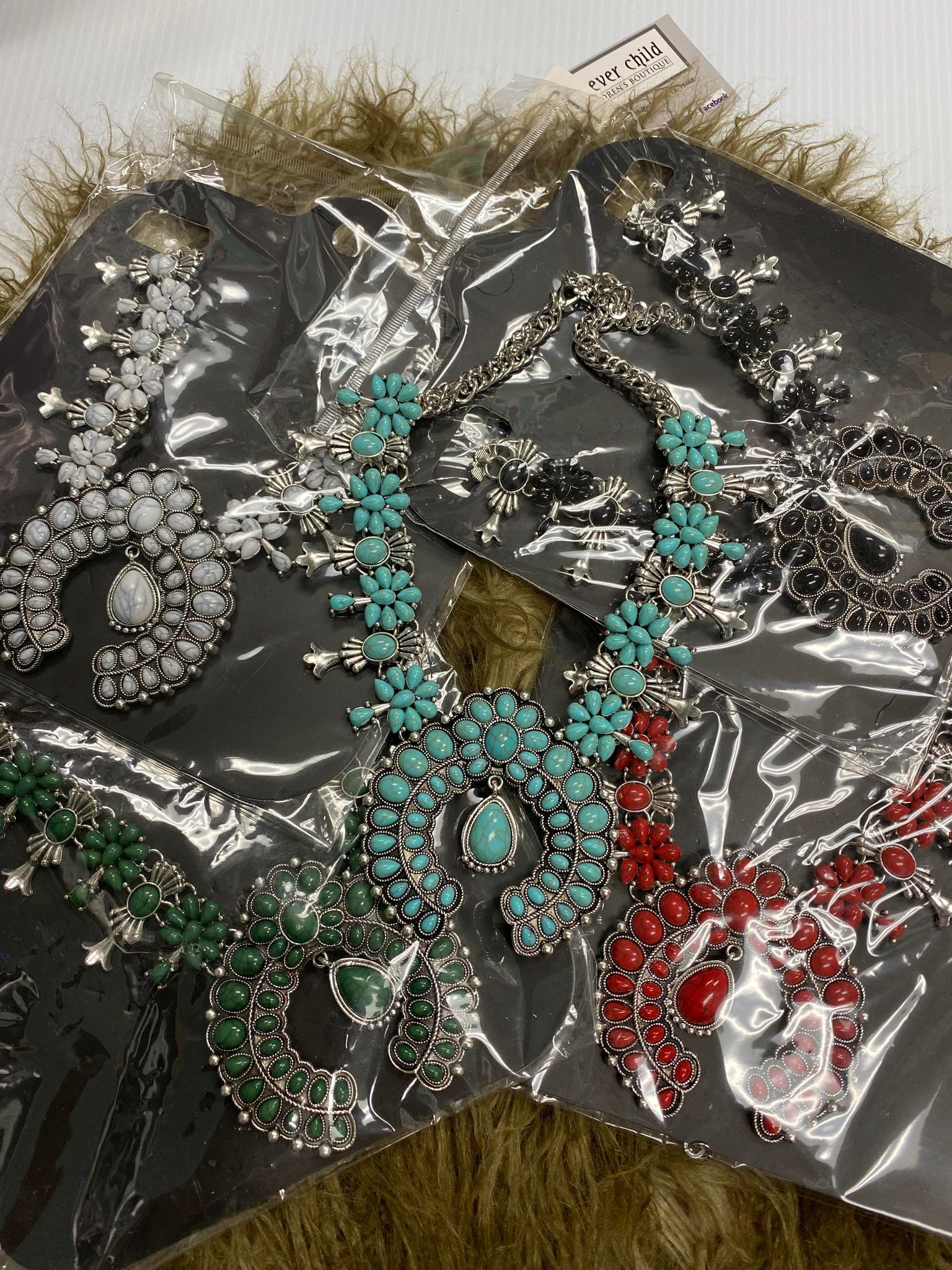 Vintage Navajo Squash Blossom Necklace Big Turquoise Sterling Silver. -  Ruby Lane