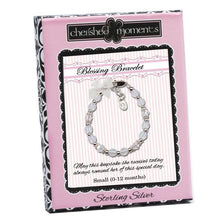 Load image into Gallery viewer, Sterling Silver Blessing Bracelet-Baptism Gift
