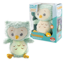 Load image into Gallery viewer, Twinkles Light-Up Animated Plush Owl
