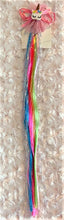 Load image into Gallery viewer, Unicorn Rainbow Hair Extension Clips
