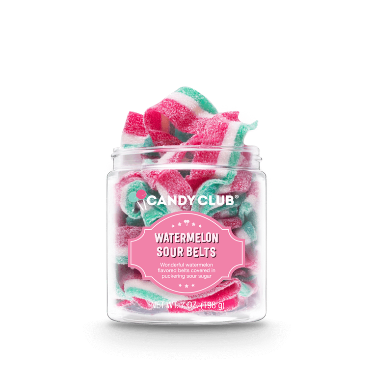 Candy Club Watermelon Sour Belts-Small